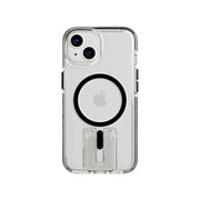 EvoCrystal Kick - Apple iPhone 16e/14 Case MagSafe® Compatible - Clear Black
