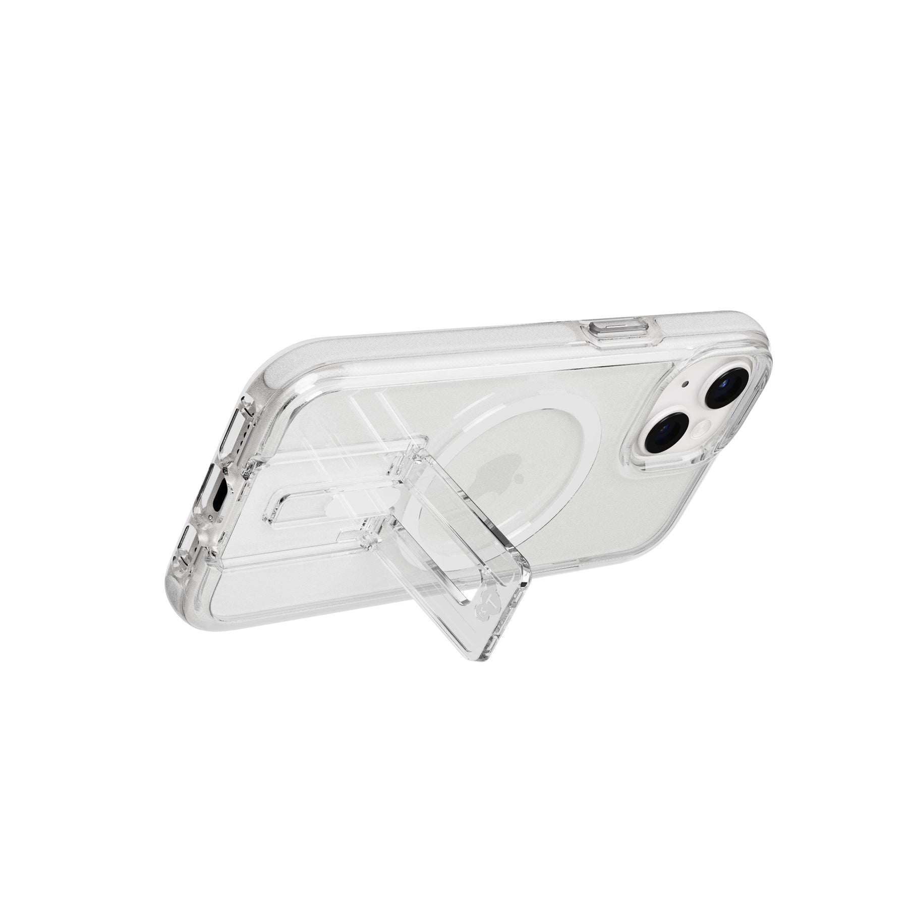 EvoCrystal Kick - Apple iPhone 16e/15 Case MagSafe® Compatible - White