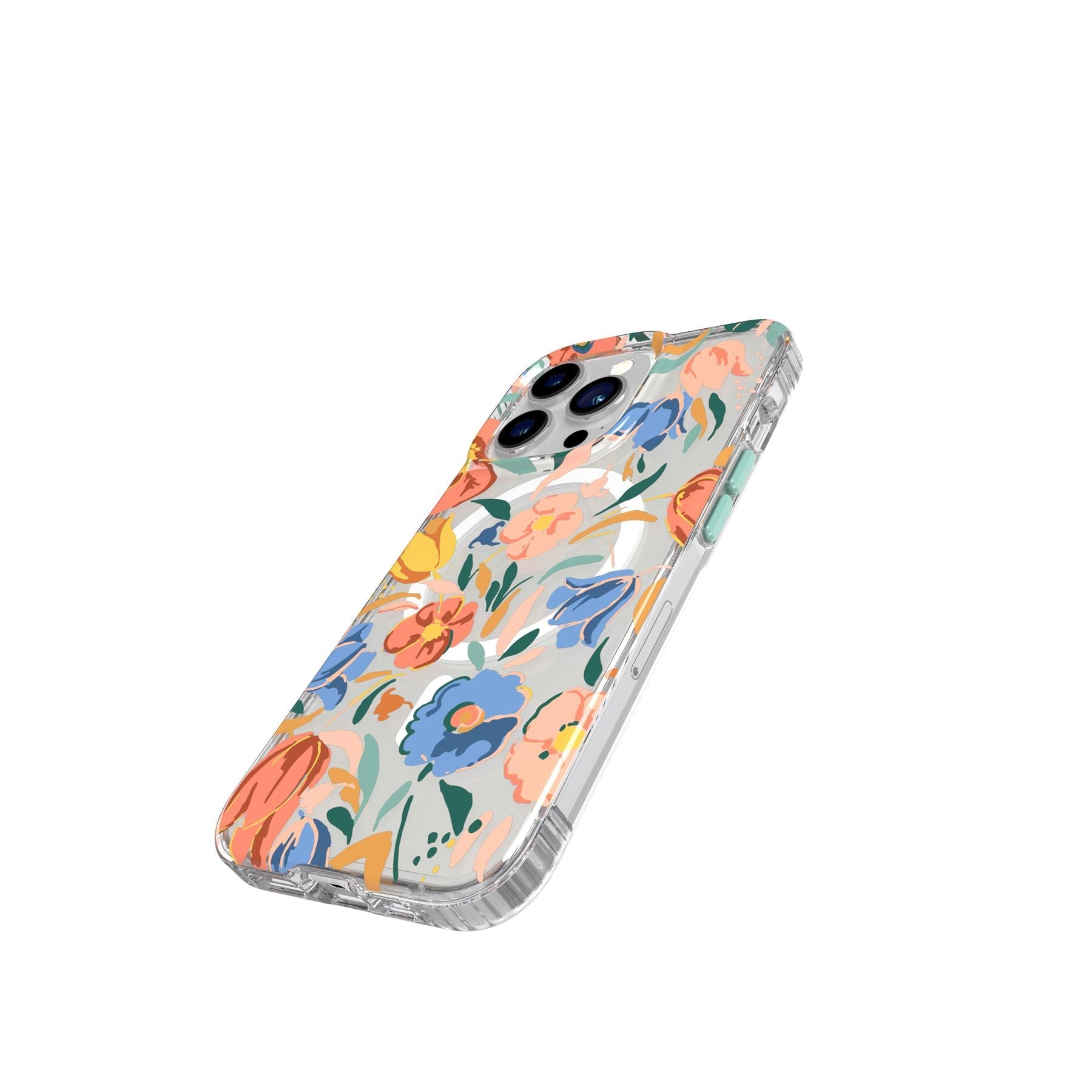 EvoArt - Apple iPhone 13 Pro Case MagSafe® Compatible - Peach Tulip