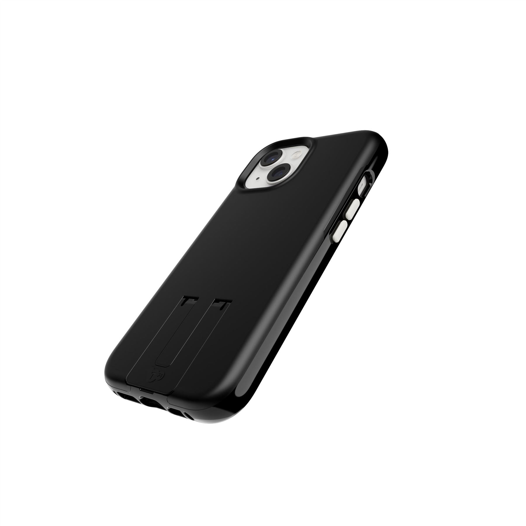 EvoCrystal Kick - Apple iPhone 16e/15 Case MagSafe® Compatible - Obsidian Black