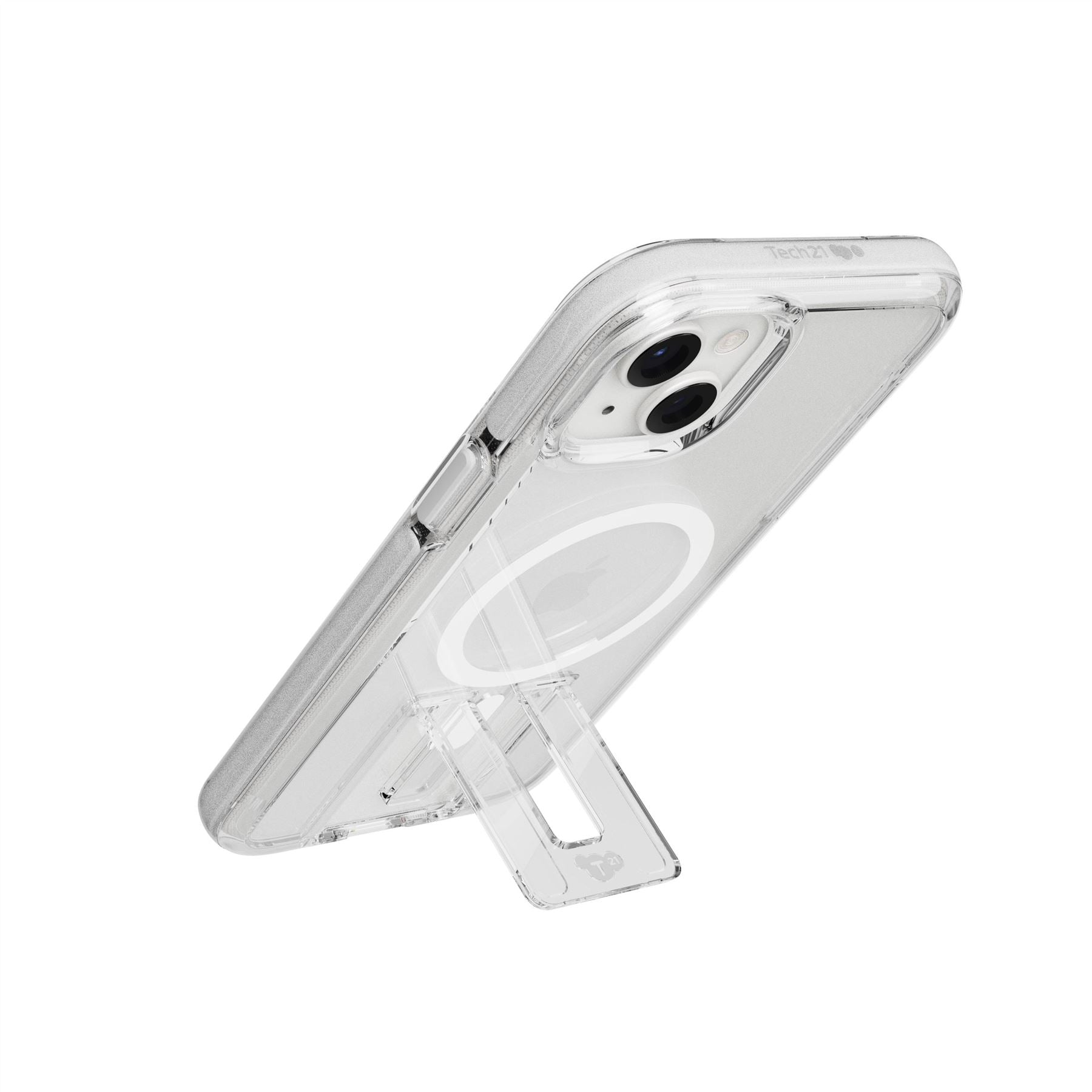 EvoCrystal Kick - Apple iPhone 15 Plus Case MagSafe® Compatible - White