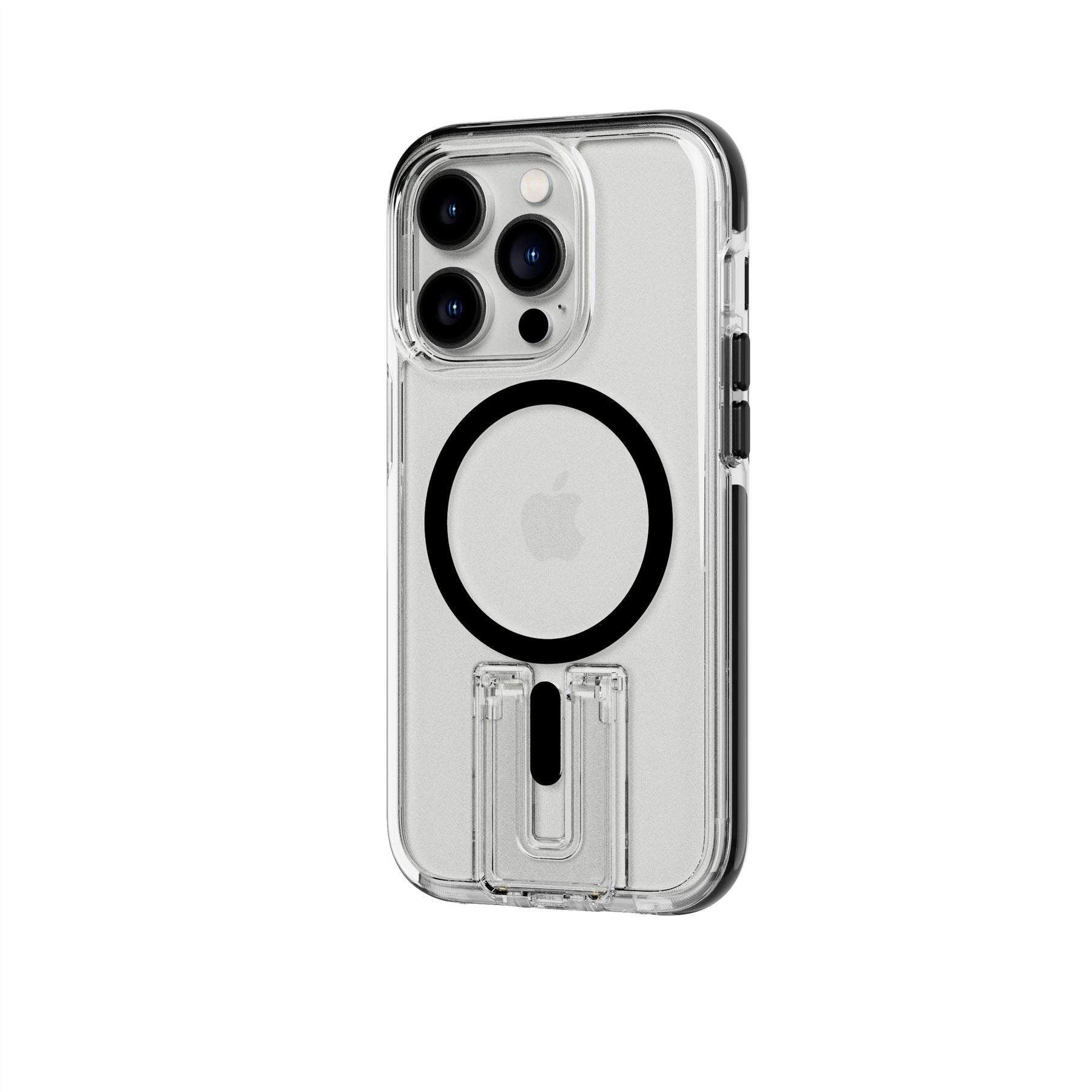 EvoCrystal Kick - Apple iPhone 14 Pro Case MagSafe® Compatible - Clear Black