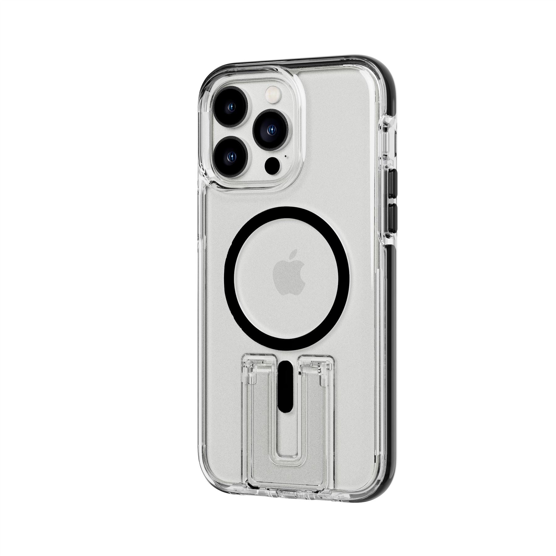 EvoCrystal Kick - Apple iPhone 14 Pro Max Case MagSafe® Compatible - Clear Black