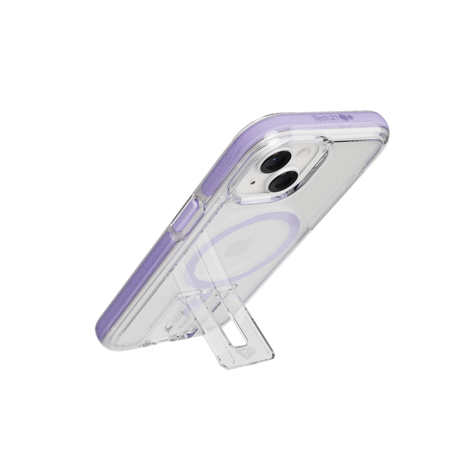 EvoCrystal Kick - Apple iPhone 16e/15 Case MagSafe® Compatible - Lilac