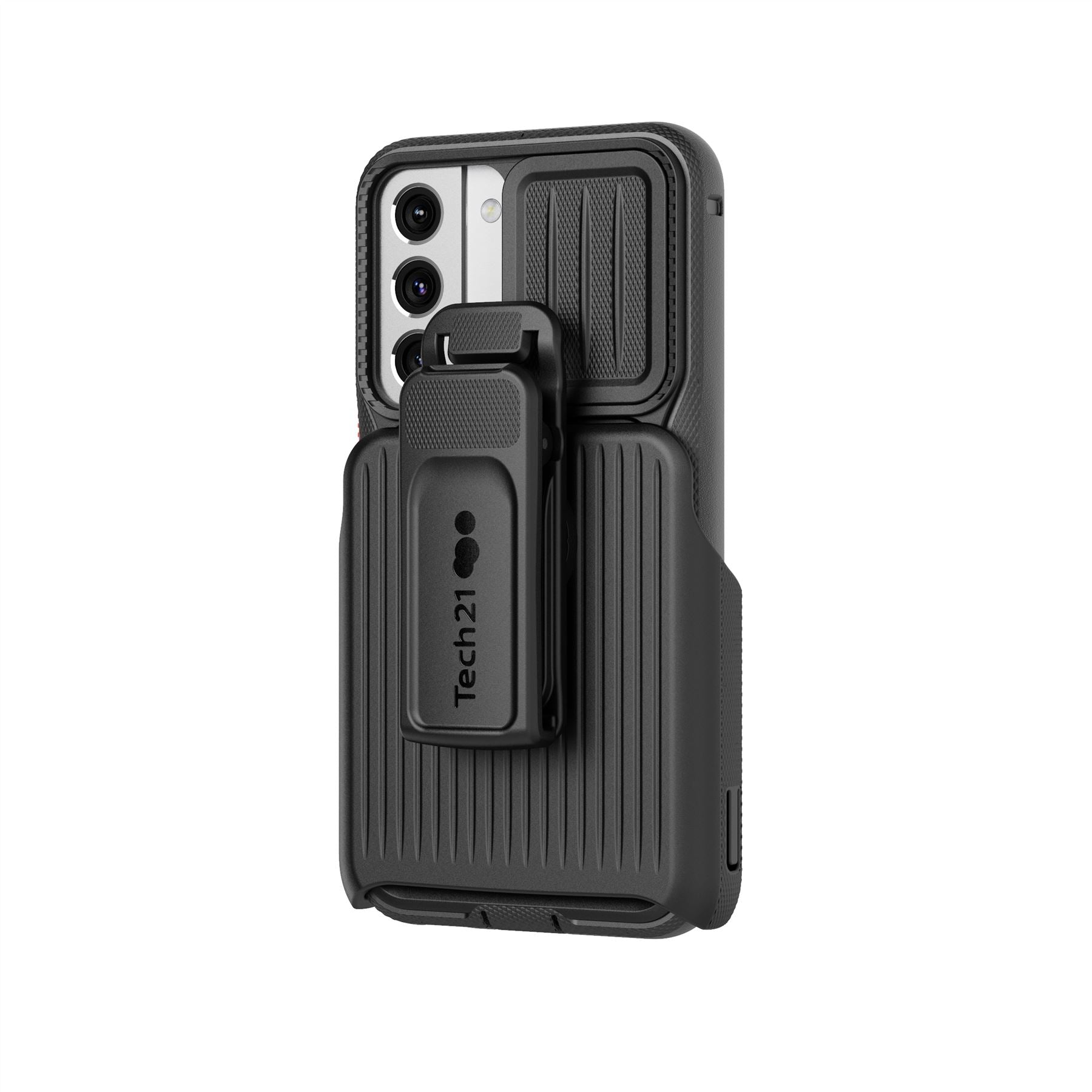 EvoMax - Samsung Galaxy S22 Case with Holster - Black