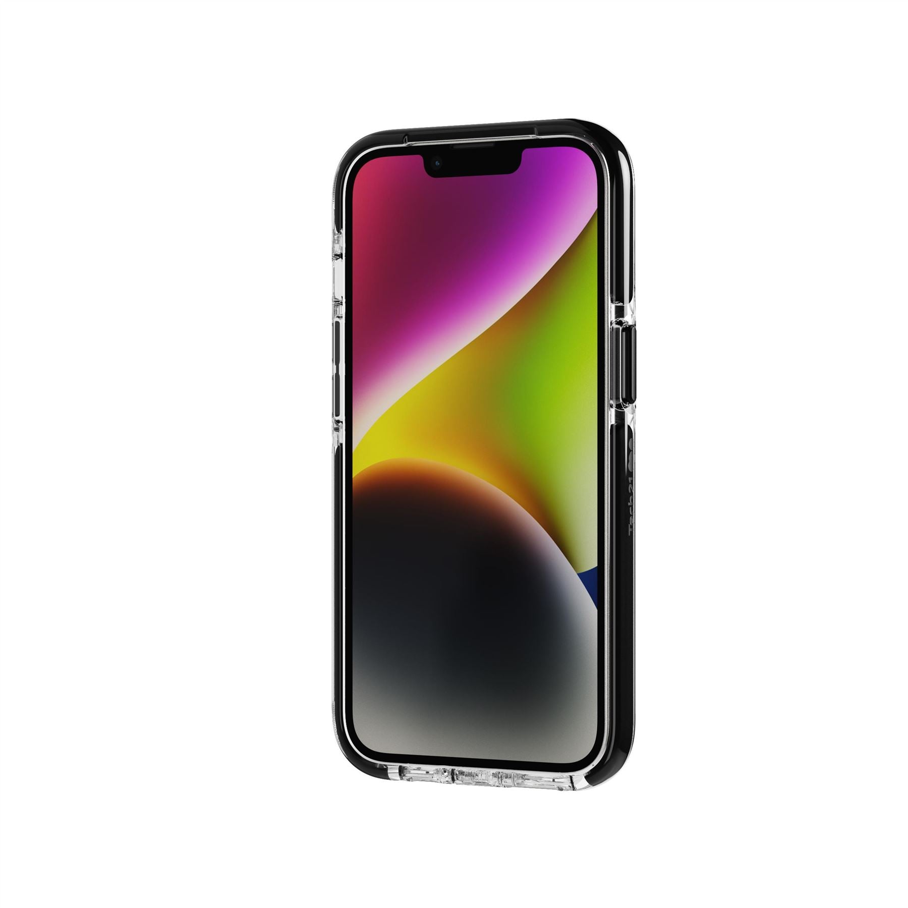 EvoCrystal Kick - Apple iPhone 16e/14 Case MagSafe® Compatible - Clear Black