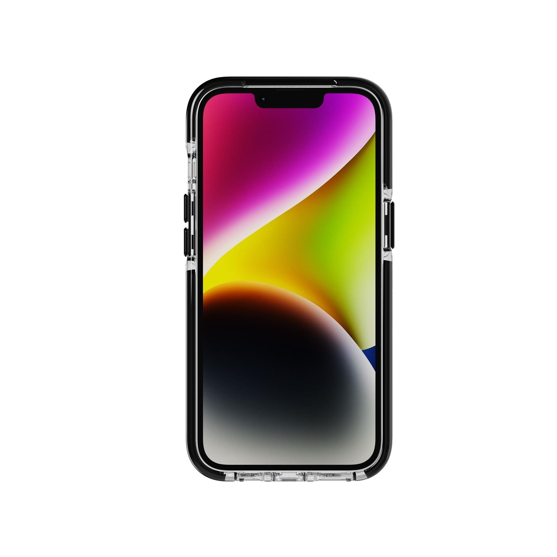 EvoCrystal Kick - Apple iPhone 16e/14 Case MagSafe® Compatible - Clear Black