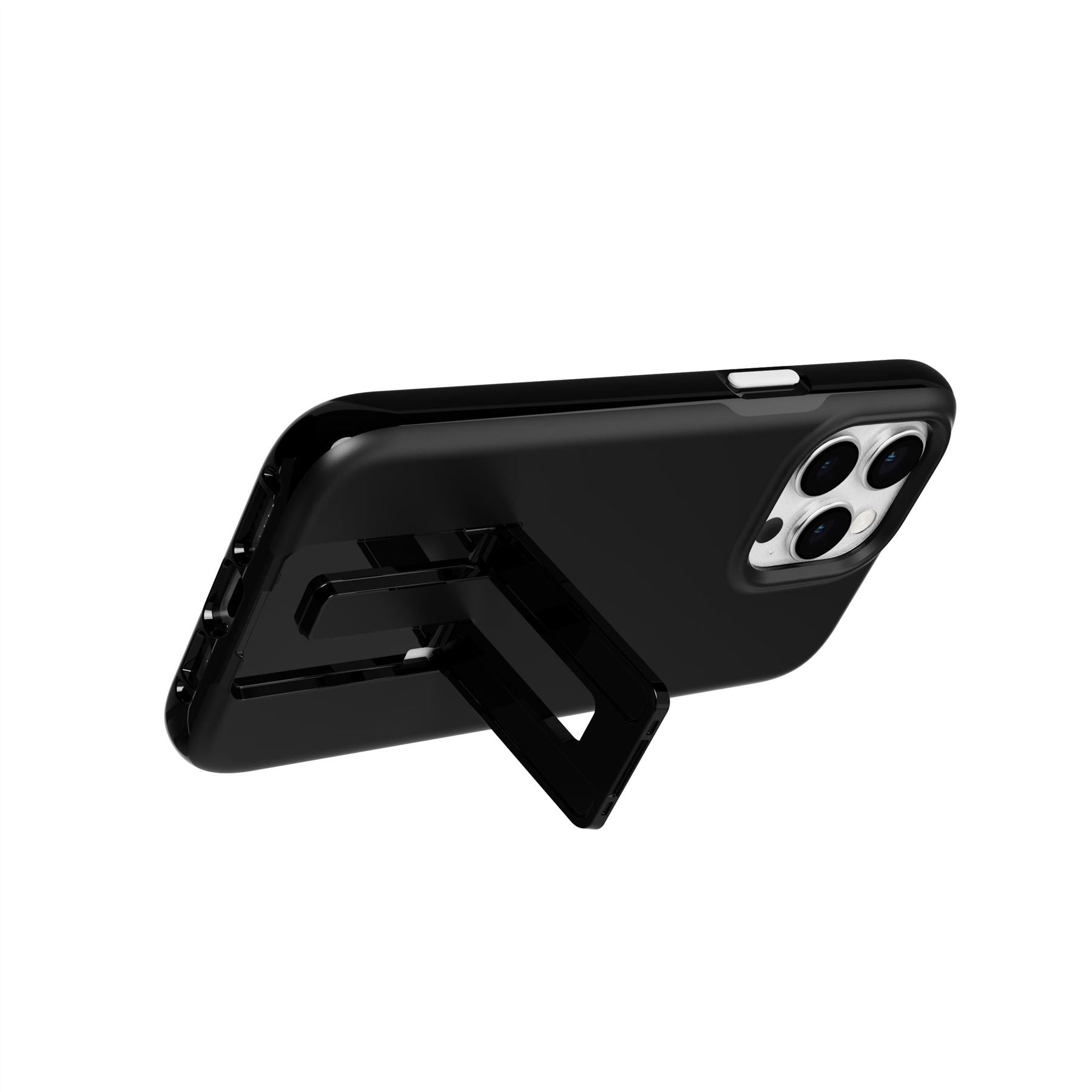 EvoCrystal Kick - Apple iPhone 15 Pro Max Case MagSafe® Compatible - Obsidian Black