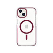 EvoCrystal - Apple iPhone 16e/14 Case MagSafe® Compatible - Burgundy