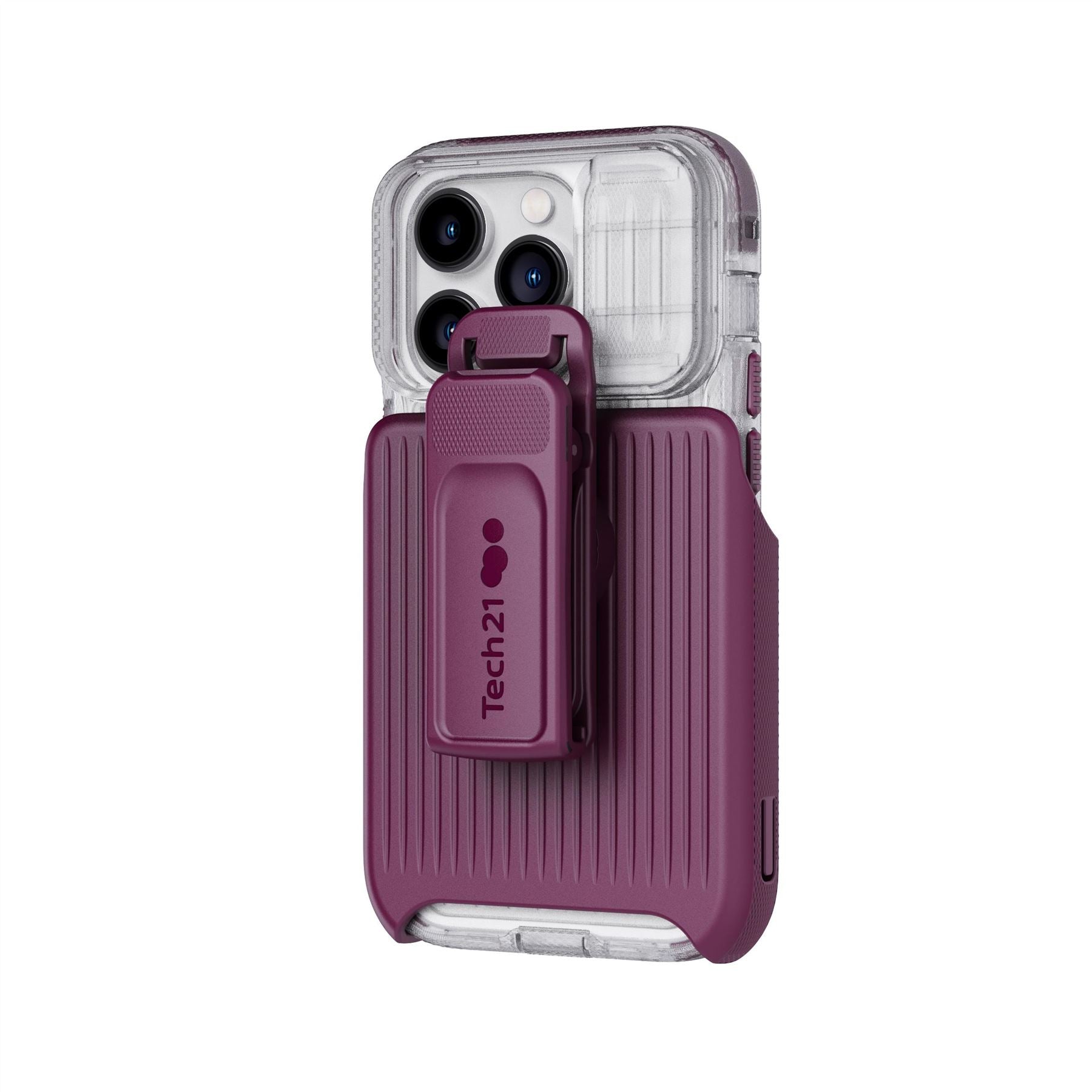 EvoMax - Apple iPhone 14 Pro Case MagSafe® Compatible - Frosted Purple