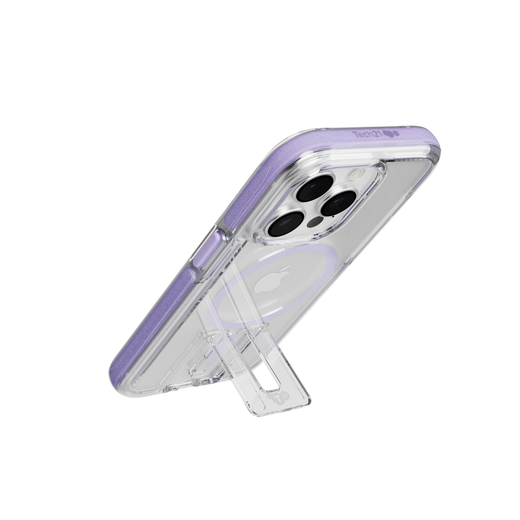 EvoCrystal Kick - Apple iPhone 15 Pro Case MagSafe® Compatible - Lilac