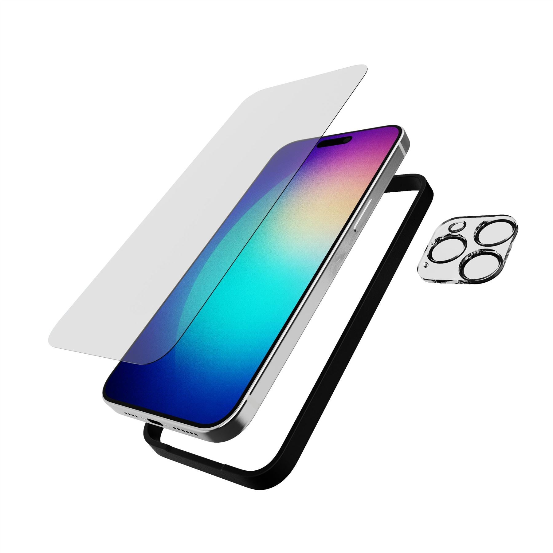 ImpactGlass - Apple iPhone 15 Pro Max Screen Protector with Camera Protector