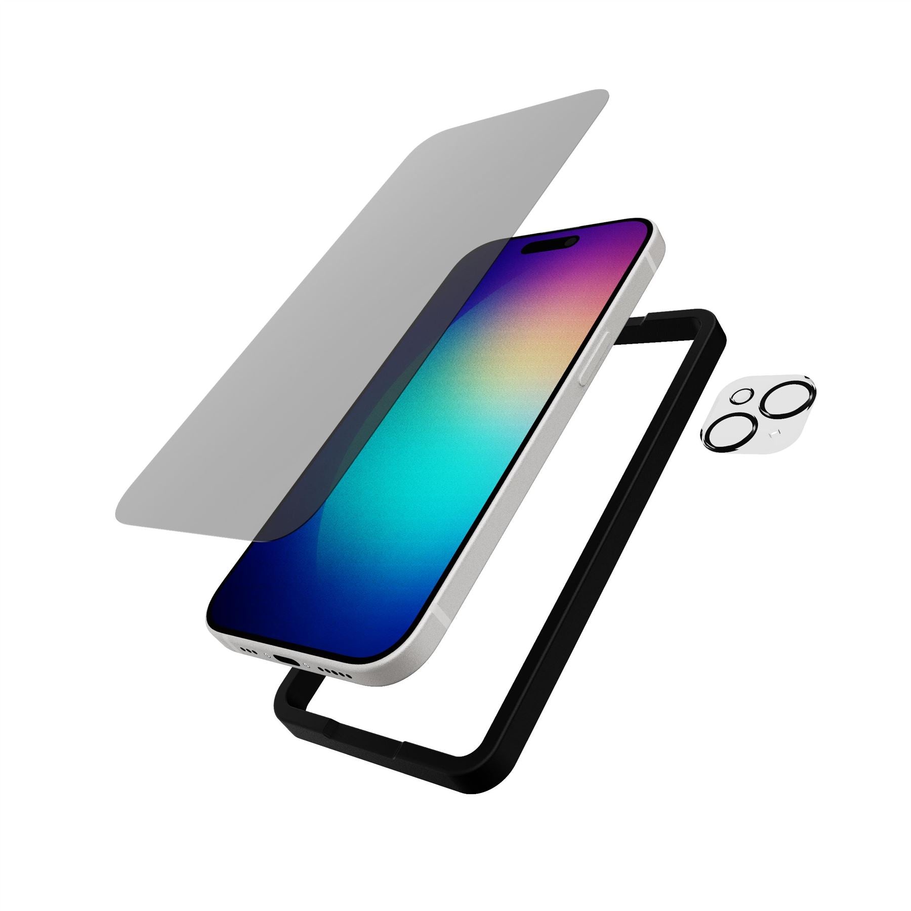 ImpactGlass - Apple iPhone 15 Privacy Screen with Camera Protector