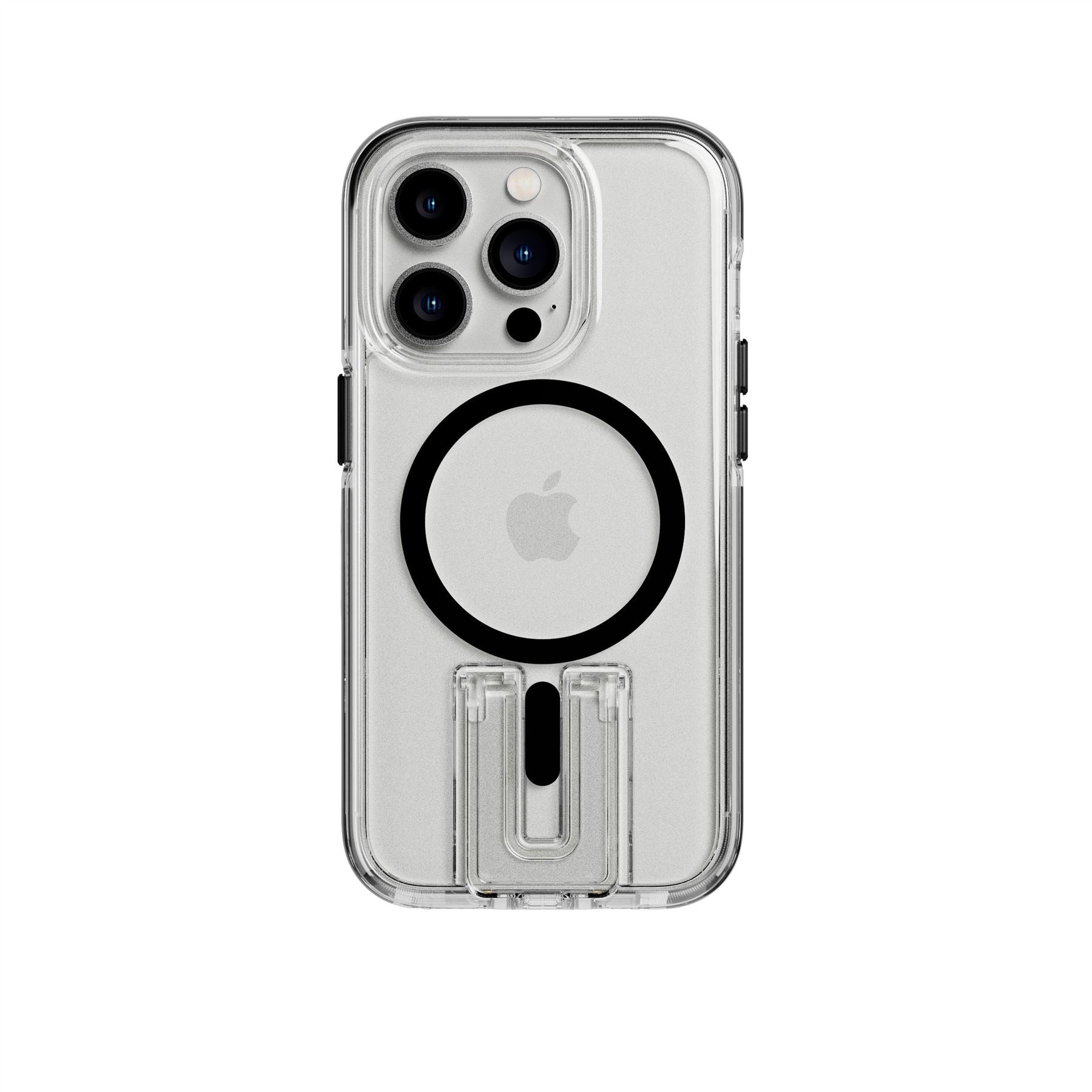 EvoCrystal Kick - Apple iPhone 14 Pro Case MagSafe® Compatible - Clear Black