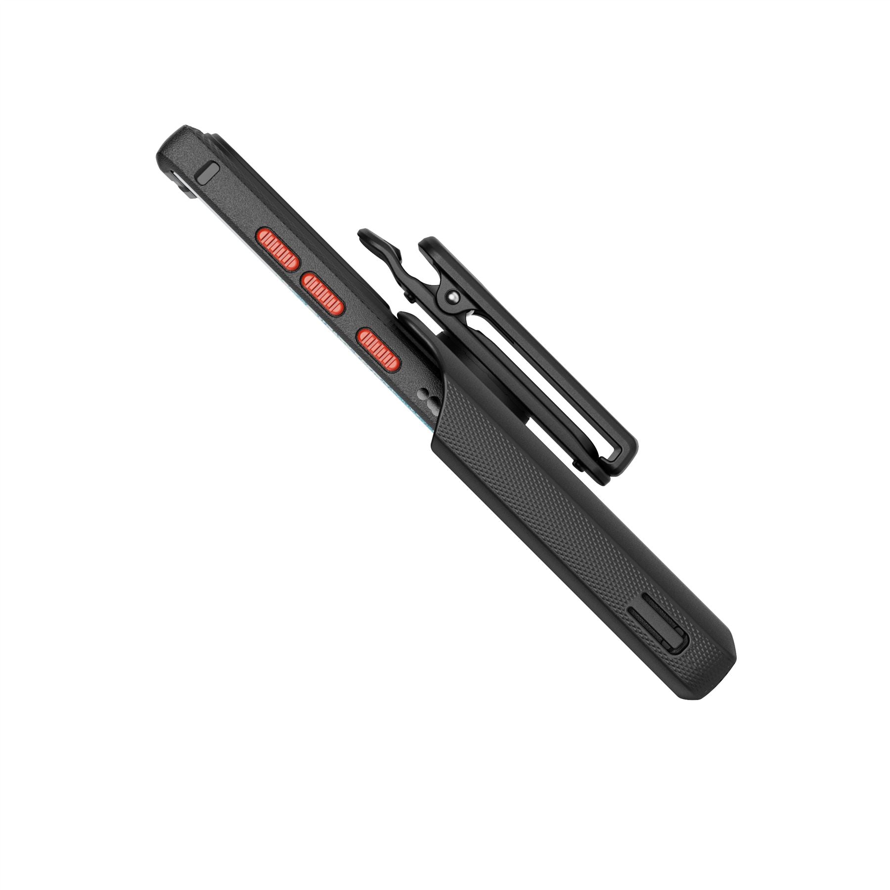 EvoMax - Samsung Galaxy S22 Ultra Case with Holster - Black