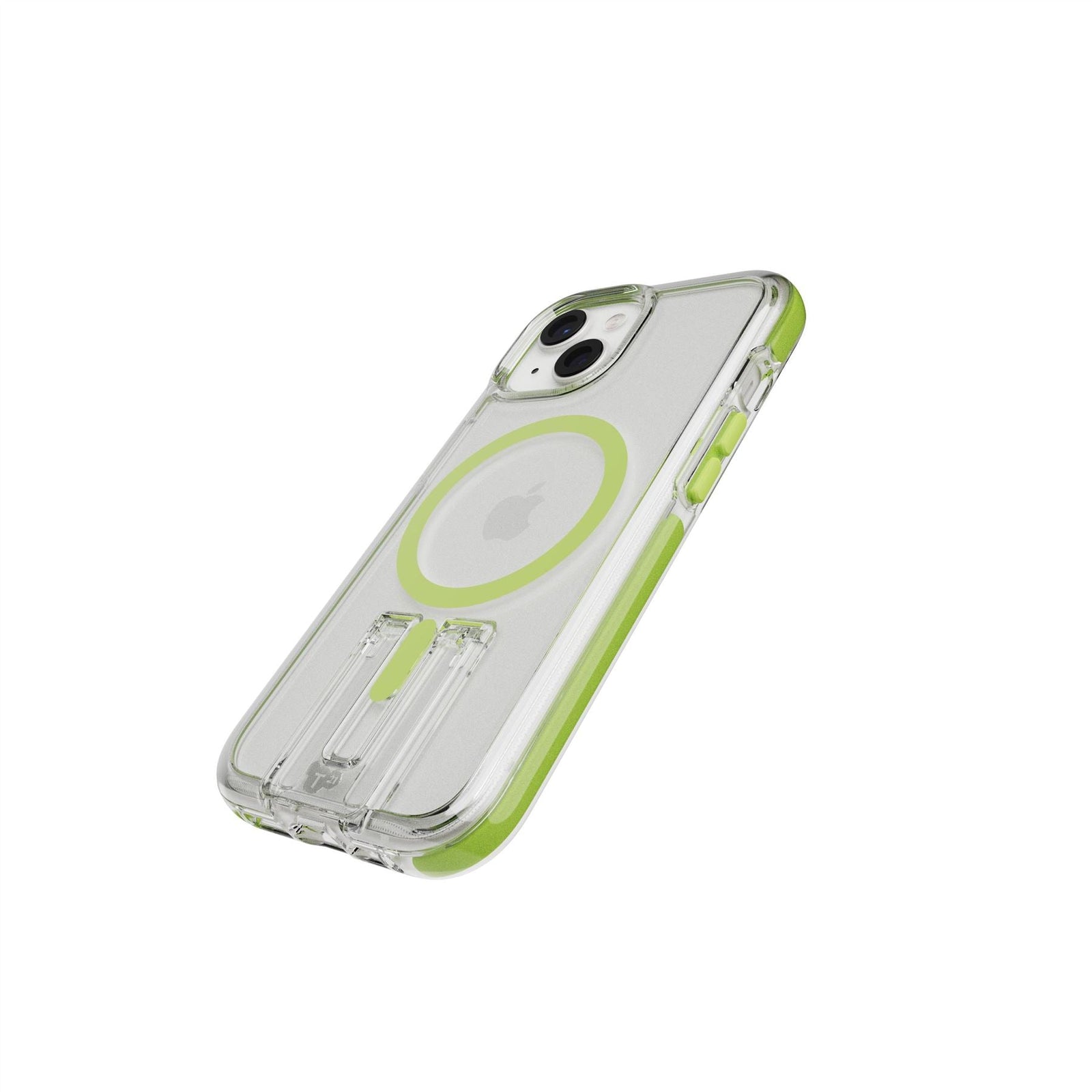 EvoCrystal Kick - Apple iPhone 16e/15 Case MagSafe® Compatible - Lime