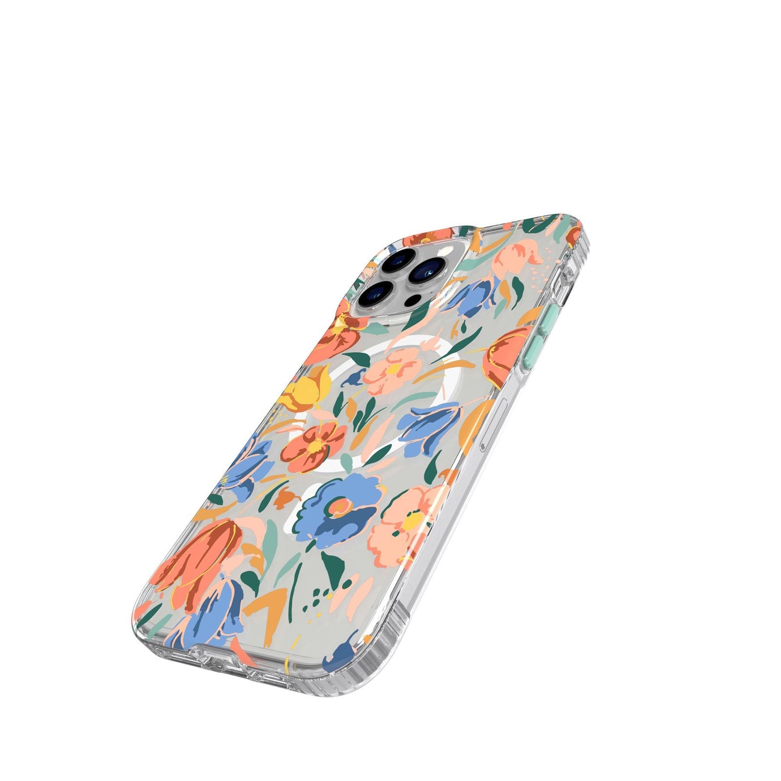 EvoArt - Apple iPhone 13 Pro Max Case MagSafe® Compatible - Peach Tulip