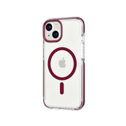 EvoCrystal - Apple iPhone 16e/14 Case MagSafe® Compatible - Burgundy