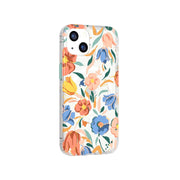 EvoArt - Apple iPhone 13 Case MagSafe® Compatible - Peach Tulip