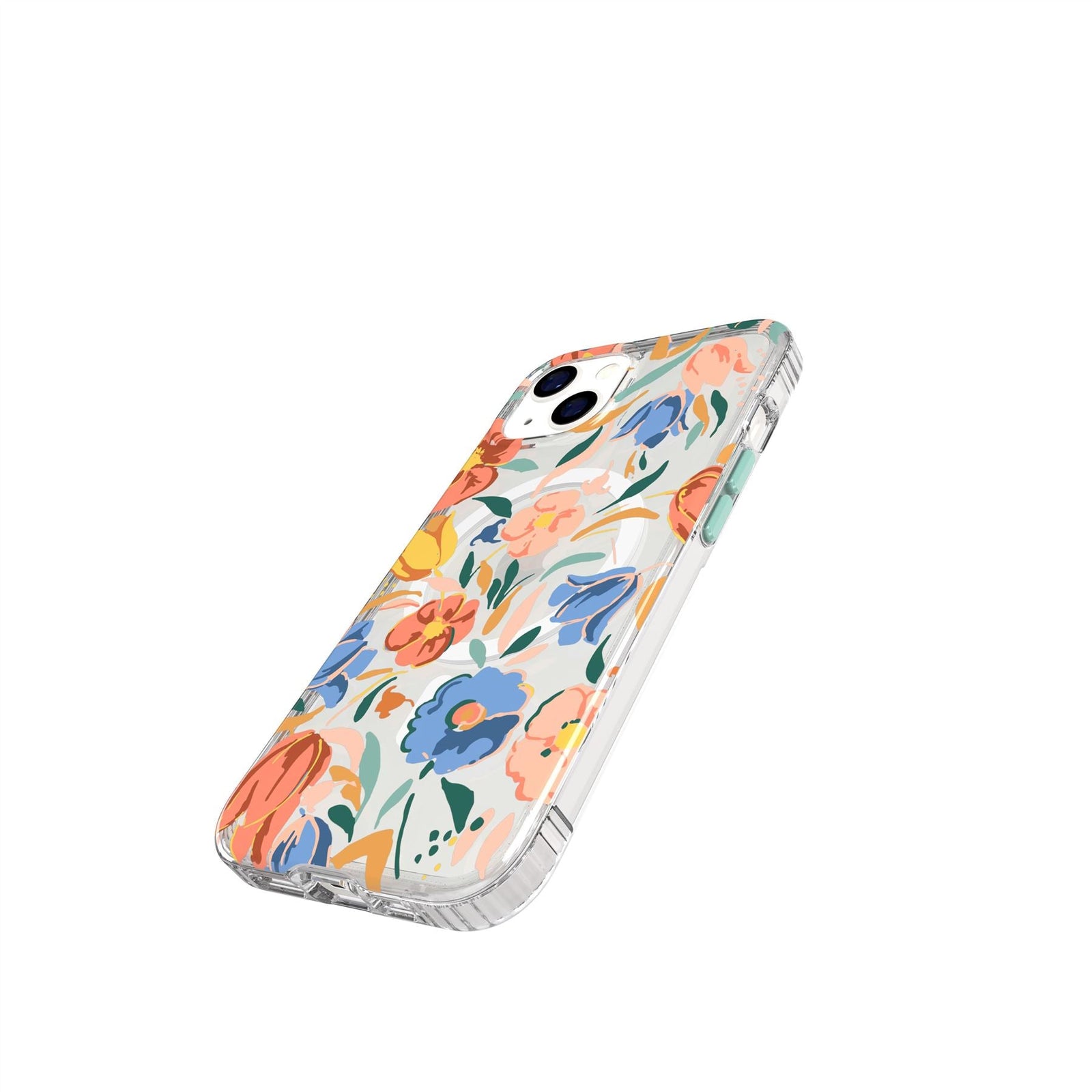 EvoArt - Apple iPhone 13 Case MagSafe® Compatible - Peach Tulip