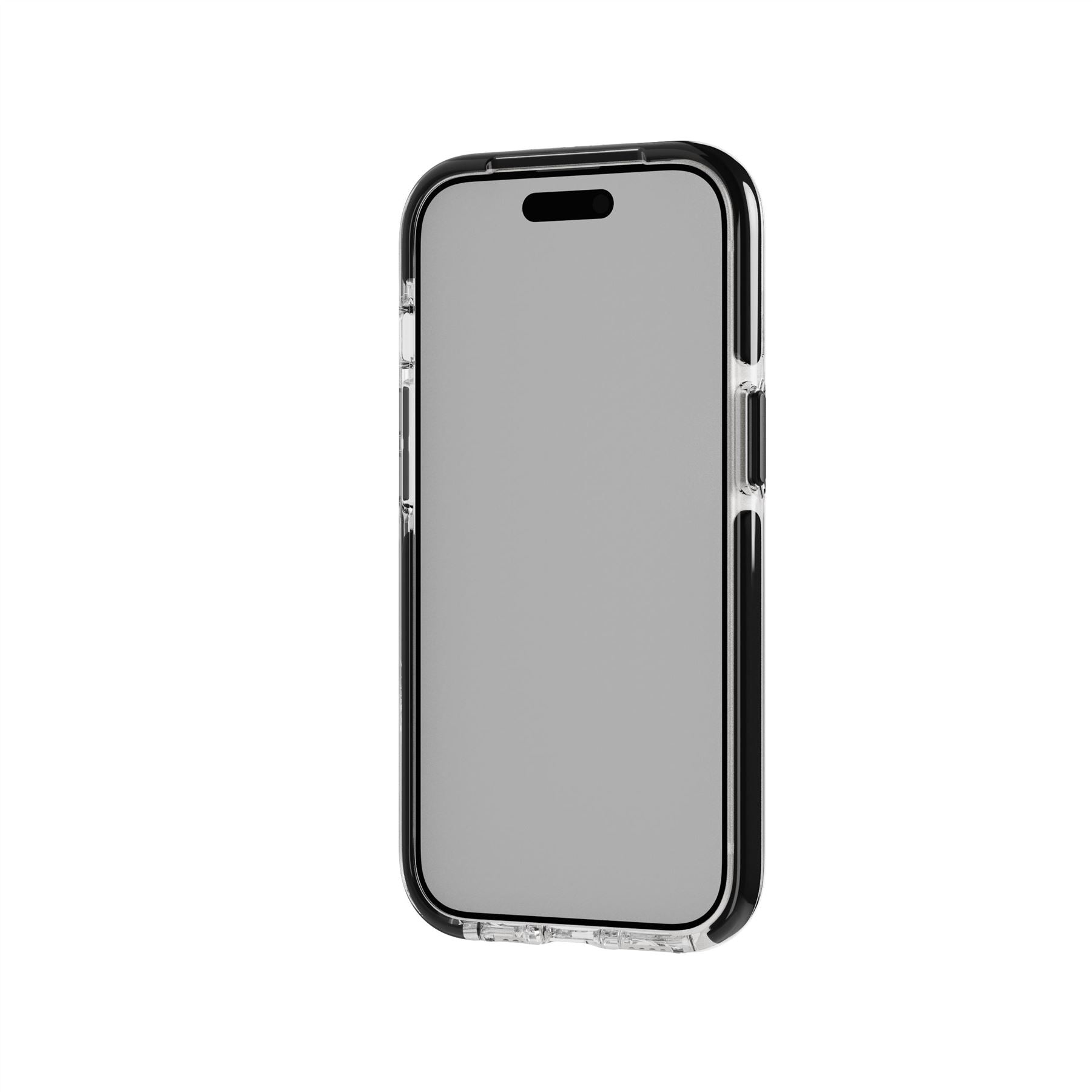 EvoCrystal Kick - Apple iPhone 16e/15 Case MagSafe® Compatible - Clear Black
