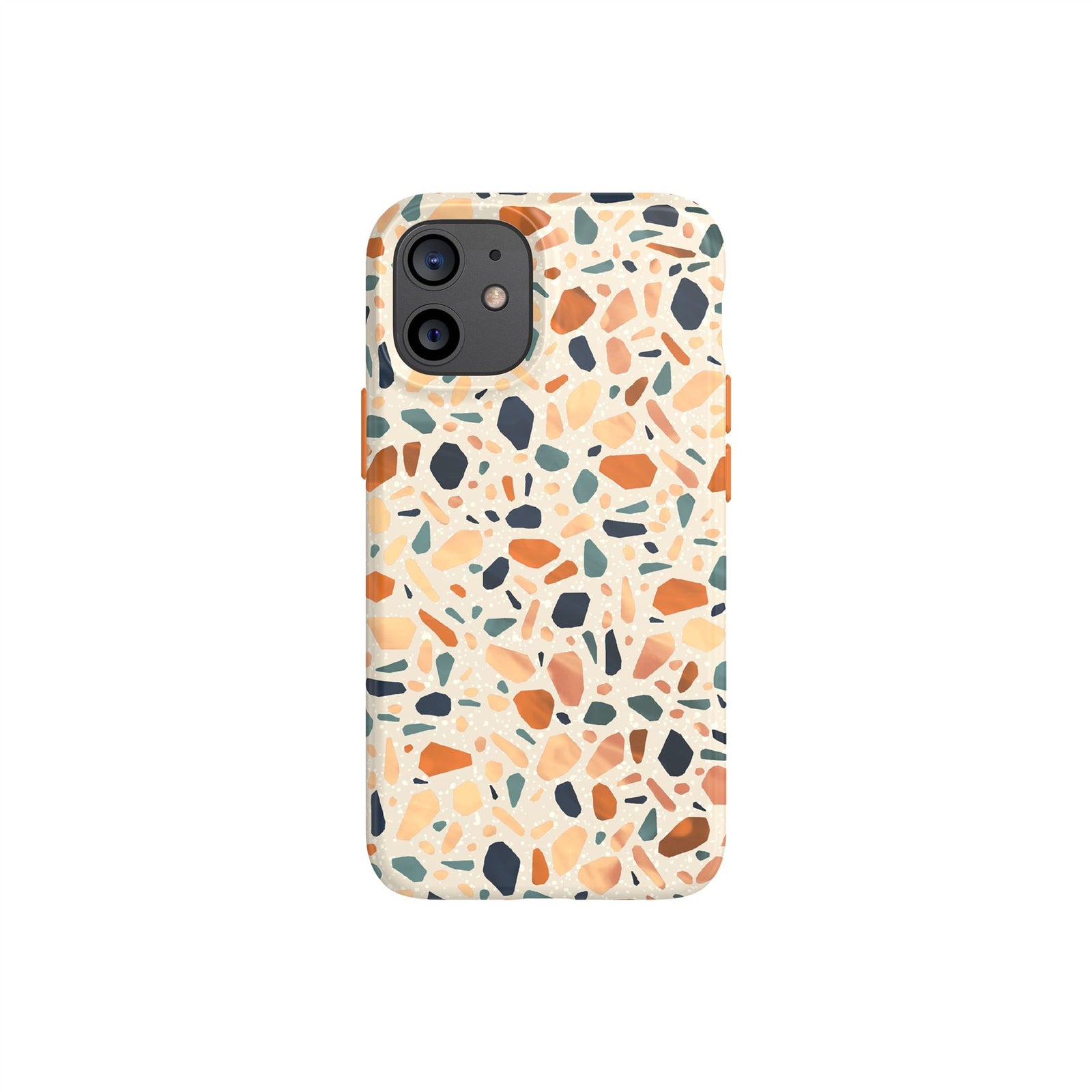 Tech21 EcoArt for iPhone 12 mini - Terazzo Orange