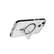 EvoCrystal Kick - Apple iPhone 16e/15 Case MagSafe® Compatible - Clear Black