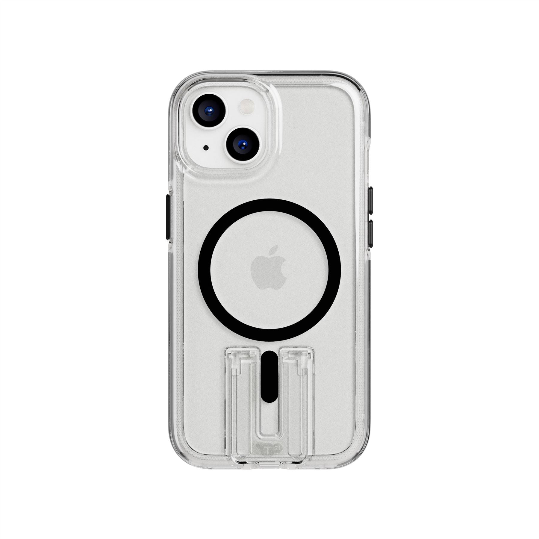 EvoCrystal Kick - Apple iPhone 16e/15 Case MagSafe® Compatible - Clear Black