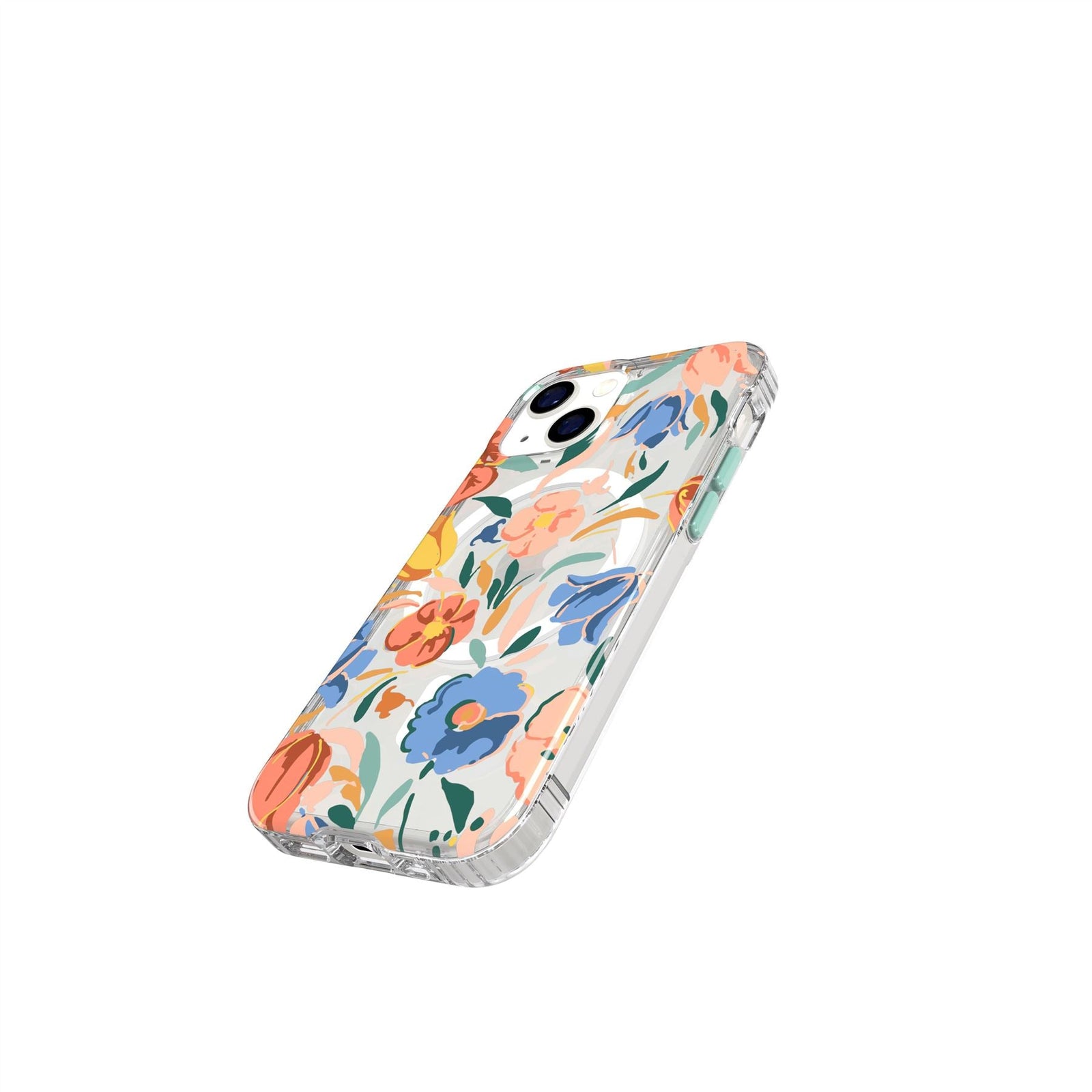 EvoArt - Apple iPhone 13 Mini Case MagSafe® Compatible - Peach Tulip