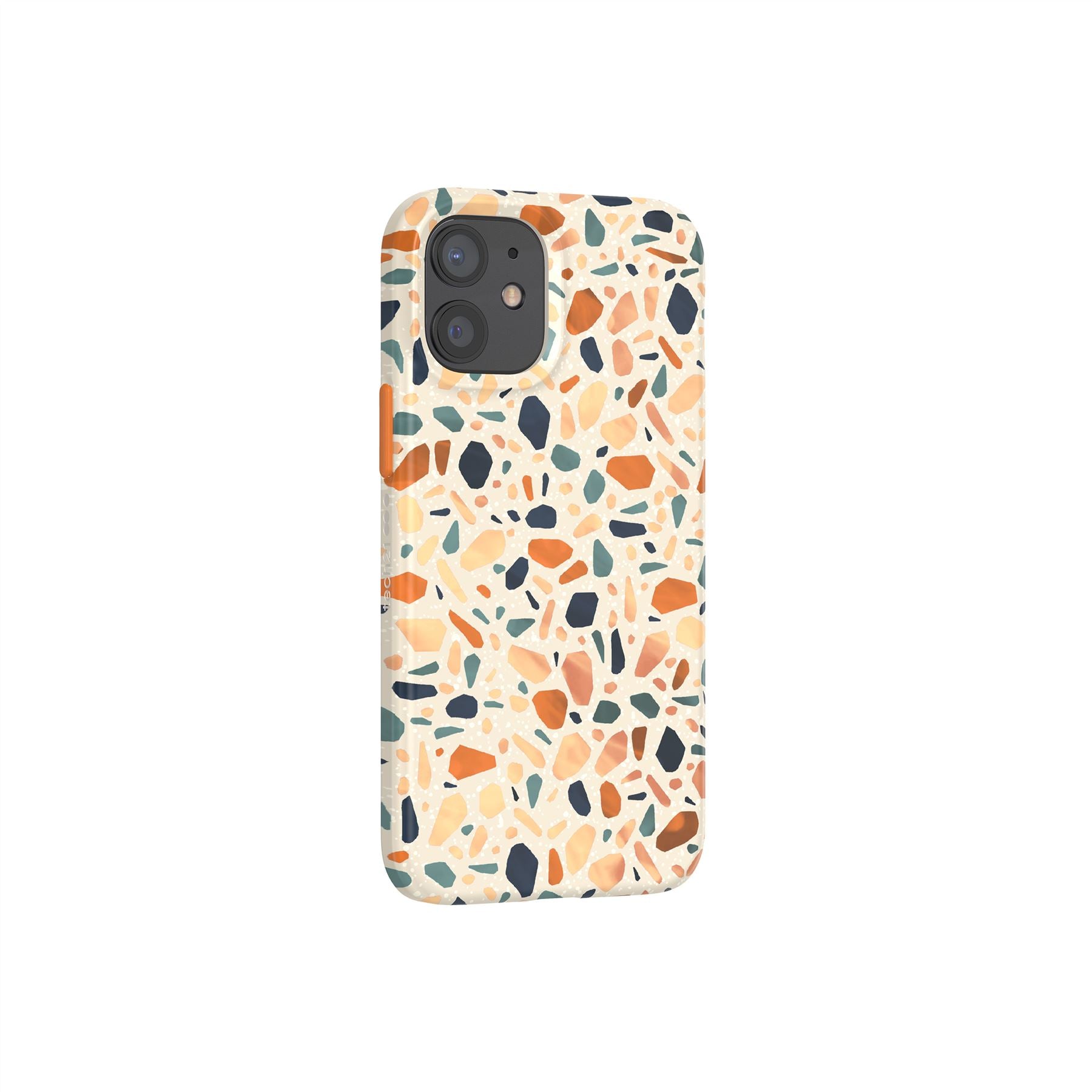 Tech21 EcoArt for iPhone 12 mini - Terazzo Orange