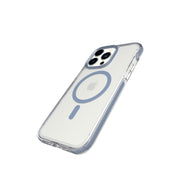 EvoCrystal - Apple iPhone 14 Pro Max Case MagSafe® Compatible - Steel Blue