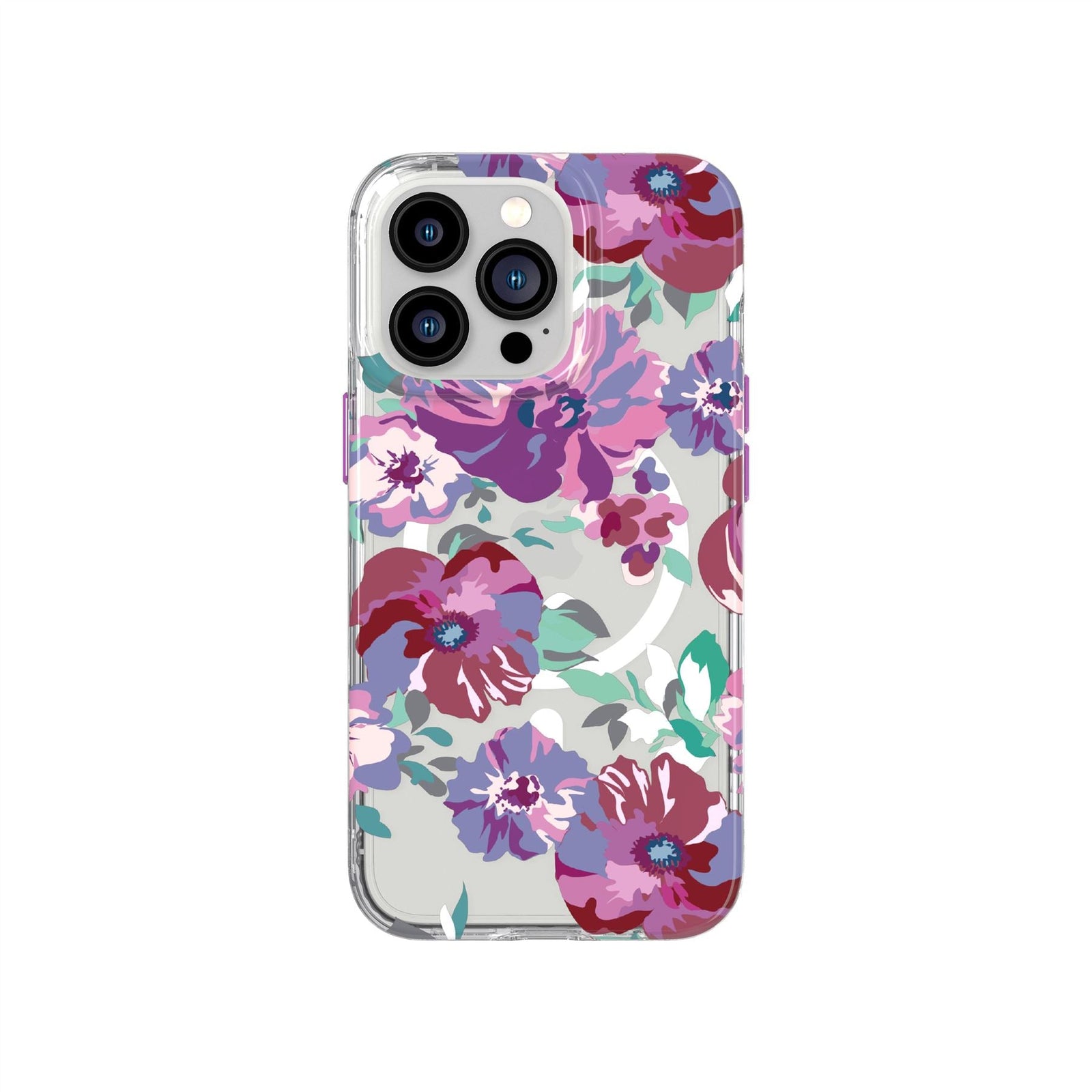 EvoArt - Apple iPhone 13 Pro Case MagSafe® Compatible - Purple Anemone