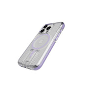 EvoCrystal Kick - Apple iPhone 15 Pro Case MagSafe® Compatible - Lilac
