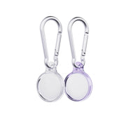 EvoPop - Apple AirTag Case Bundle (x2) - Diamond Dust and Clear