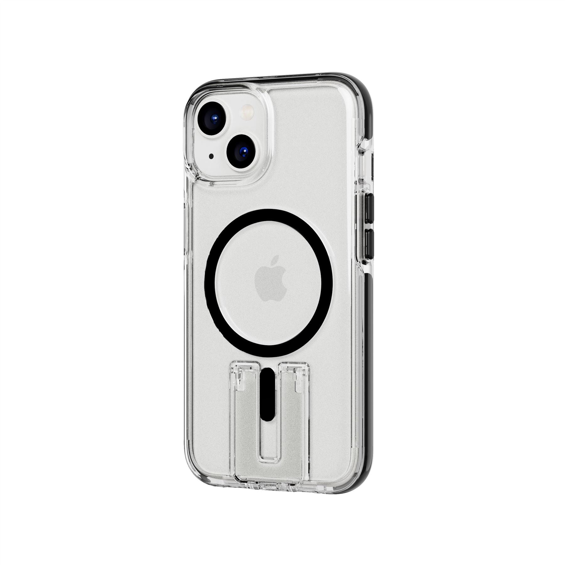 EvoCrystal Kick - Apple iPhone 16e/14 Case MagSafe® Compatible - Clear Black