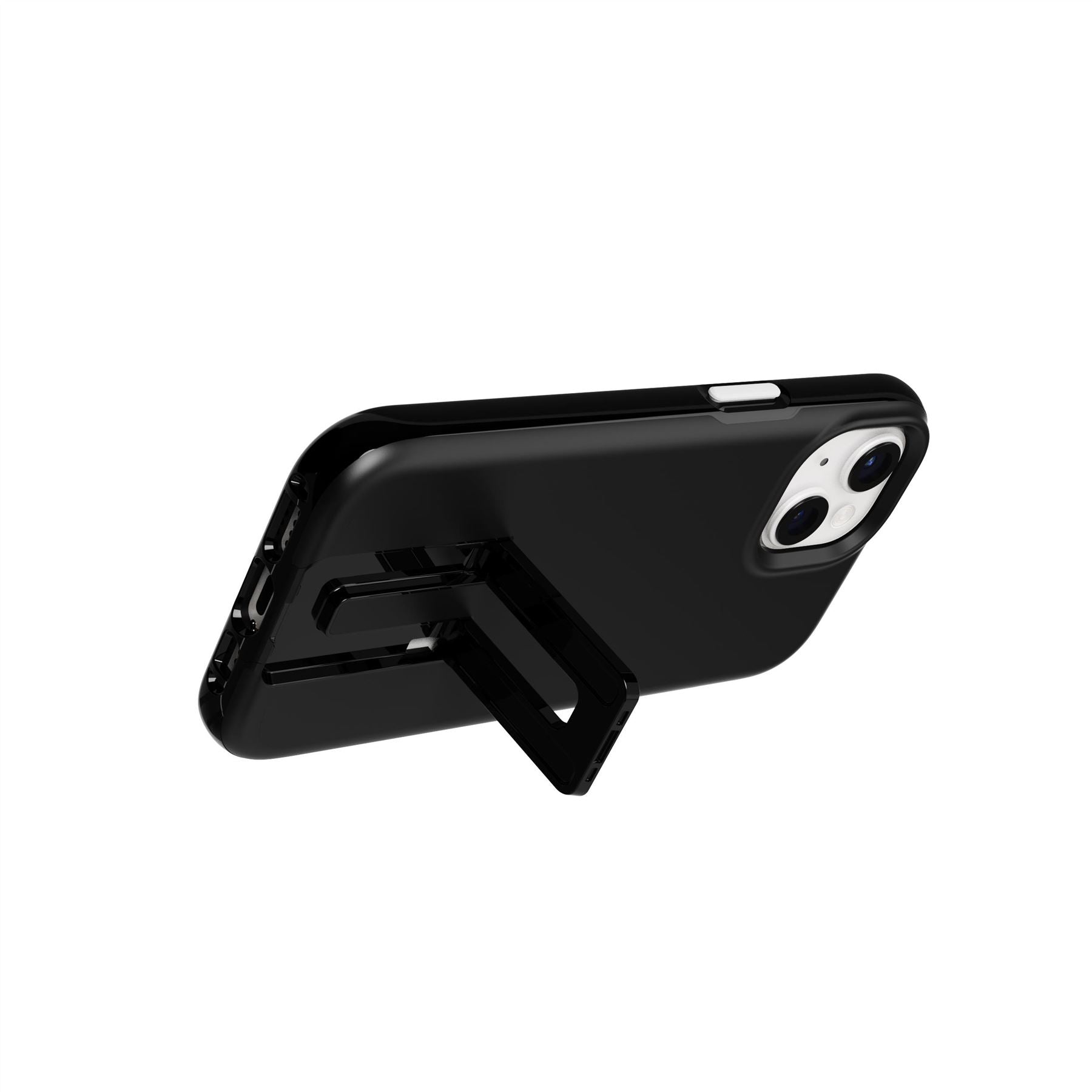 EvoCrystal Kick - Apple iPhone 16e/15 Case MagSafe® Compatible - Obsidian Black