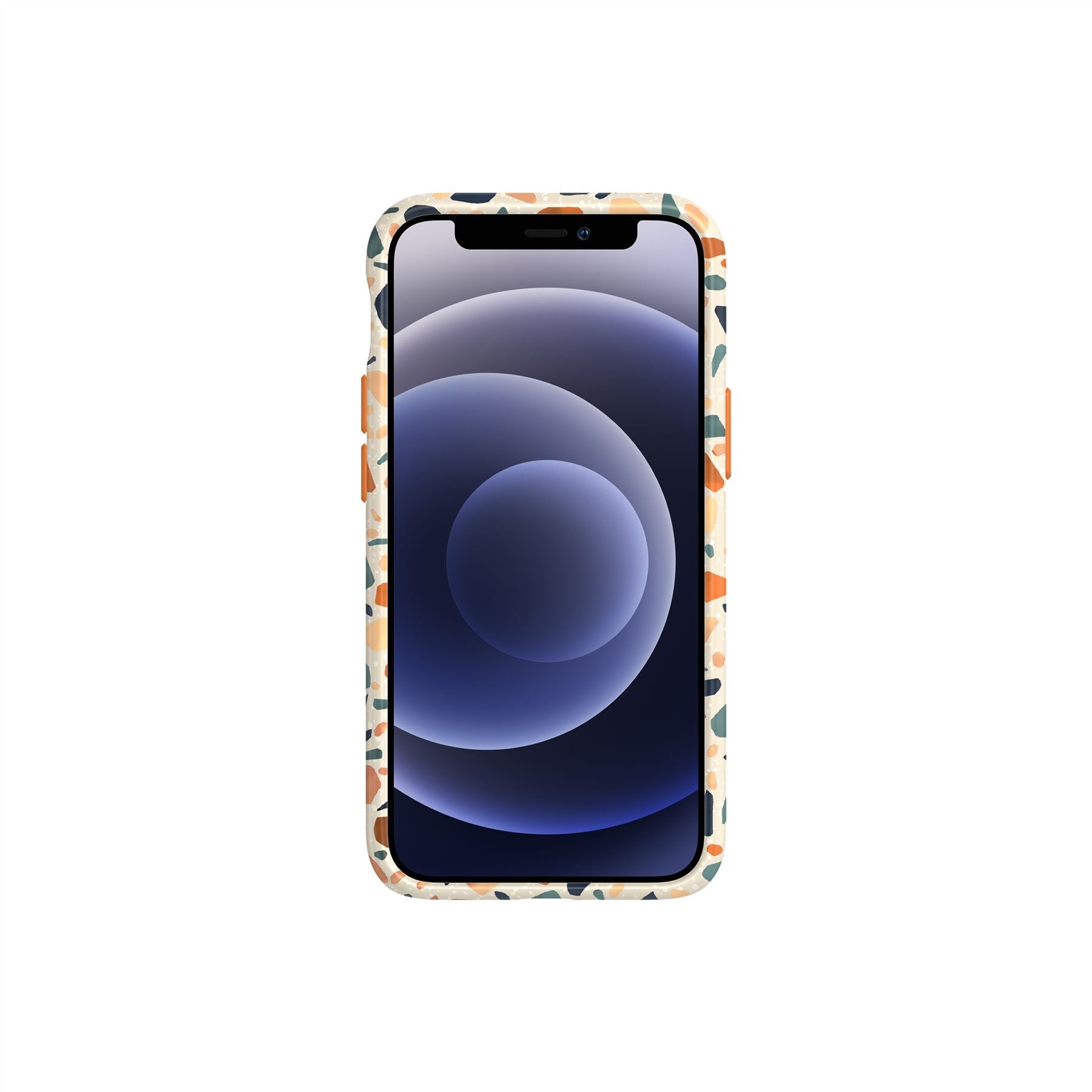 Tech21 EcoArt for iPhone 12 mini - Terazzo Orange