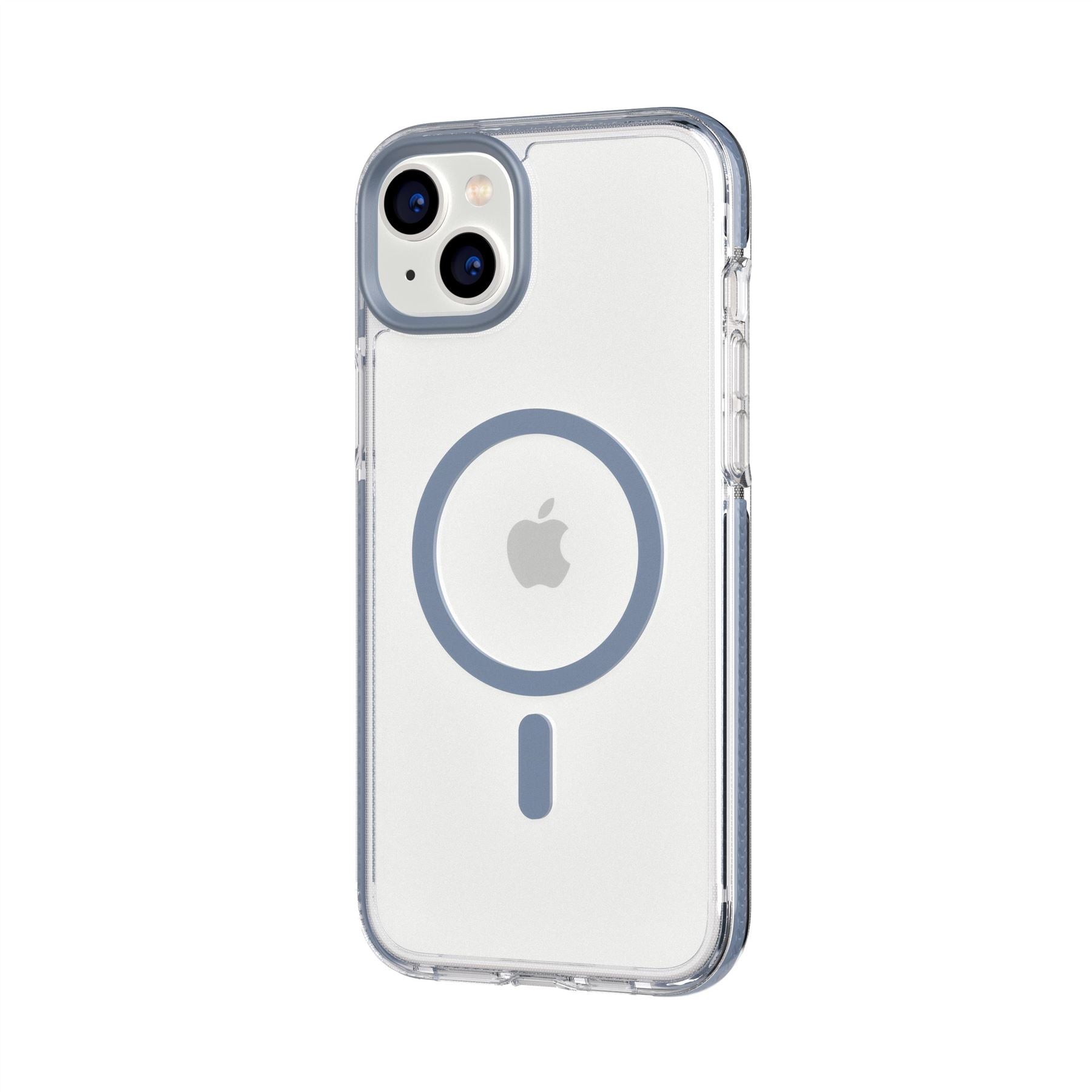 EvoCrystal - Apple iPhone 14 Plus Case MagSafe® Compatible - Steel Blue