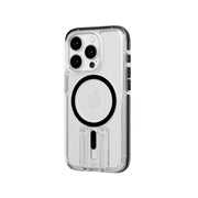 EvoCrystal Kick - Apple iPhone 15 Pro Case MagSafe® Compatible - Clear Black