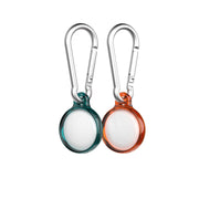 EvoPop - Apple AirTag Case Bundle (x2) - Tangerine and Verdigris