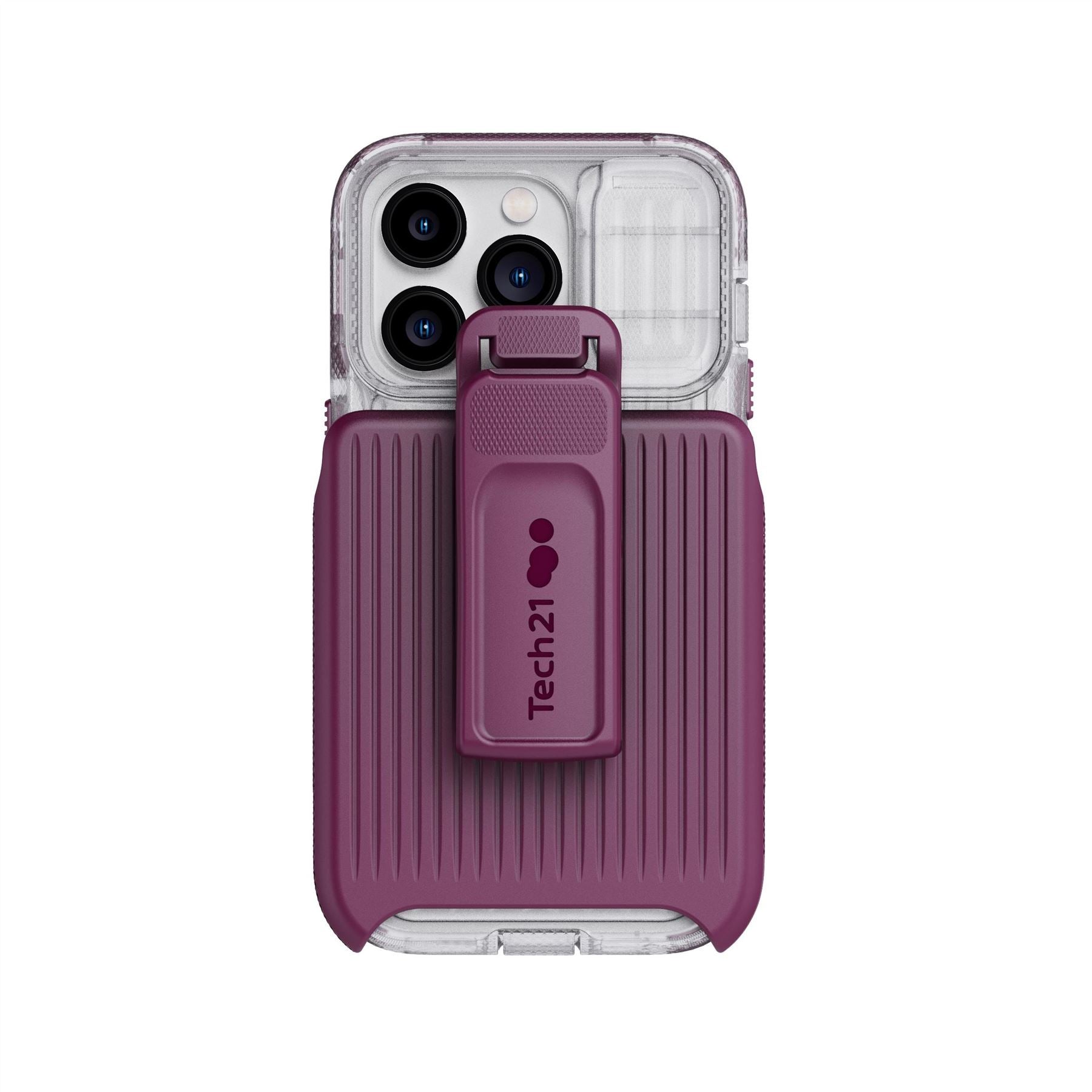 EvoMax - Apple iPhone 14 Pro Case MagSafe® Compatible - Frosted Purple