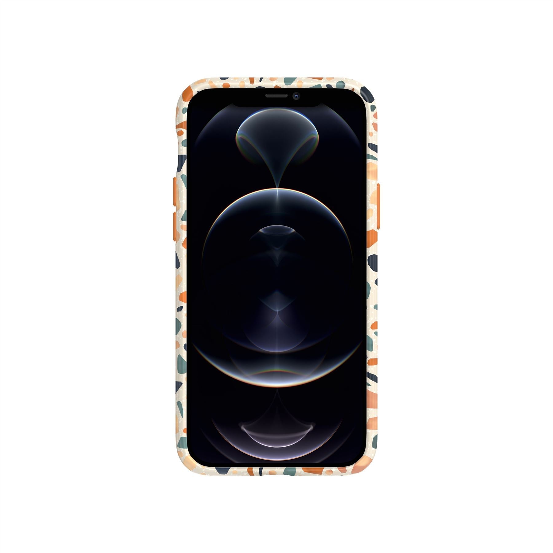 Eco Art - Apple iPhone 12/12 Pro Case - Terazzo Orange