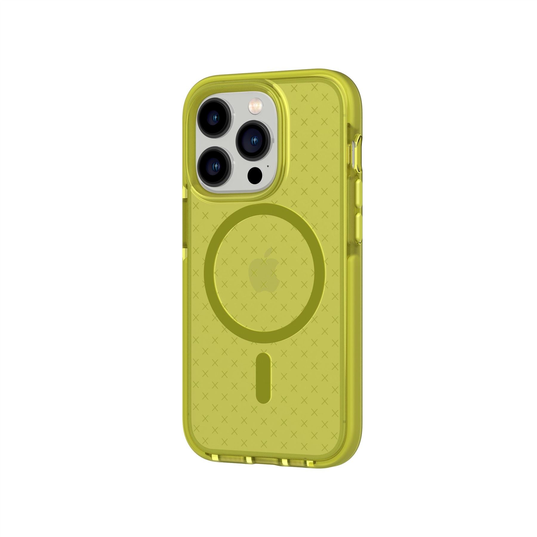 Evo Check - Apple iPhone 14 Pro Case MagSafe® Compatible - Acid Yellow