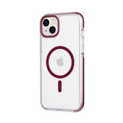 Evo Crystal - Apple iPhone 14 Plus Case MagSafe® Compatible - Burgundy