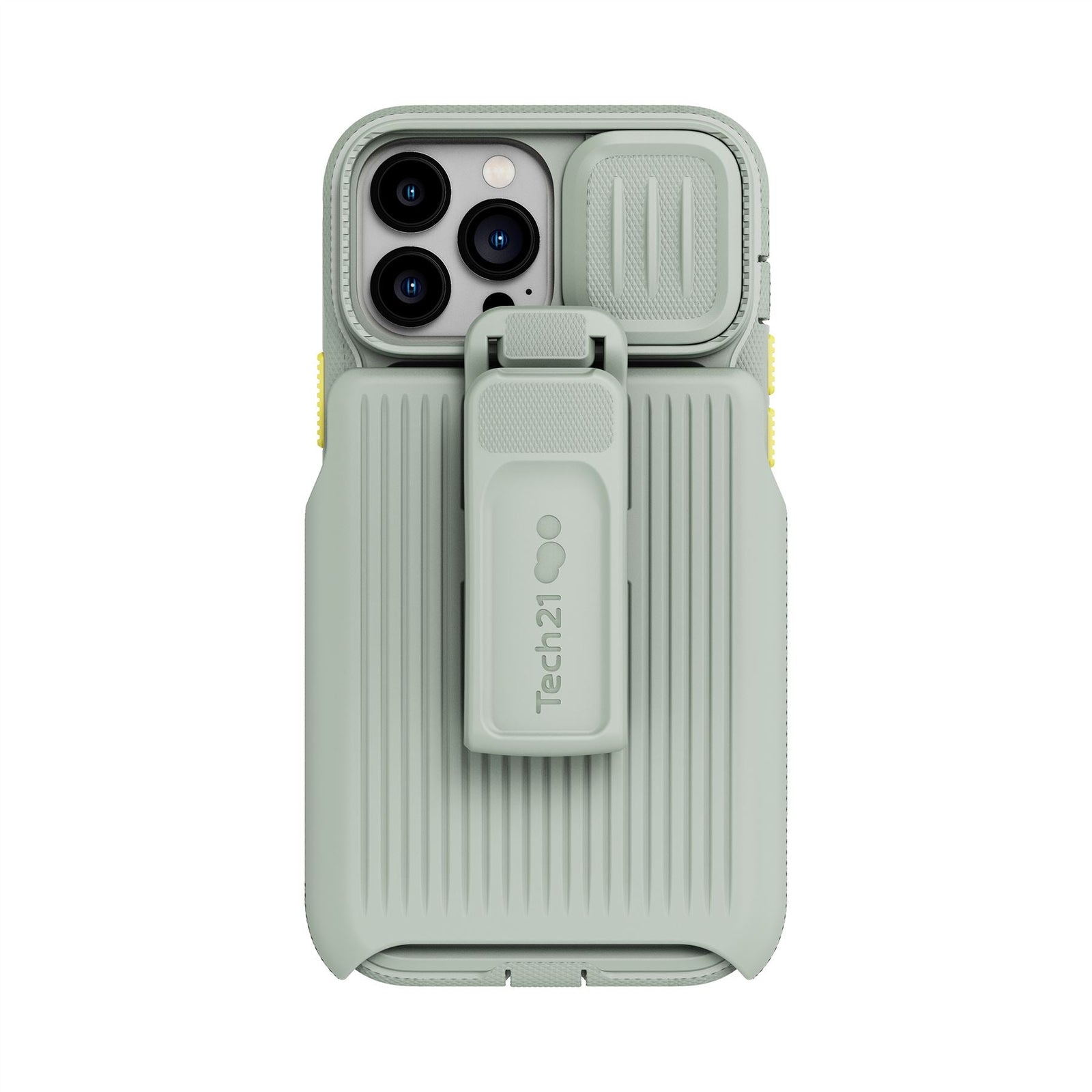 Evo Max - Apple iPhone 13 Pro Max Case with Holster - Khaki Grey