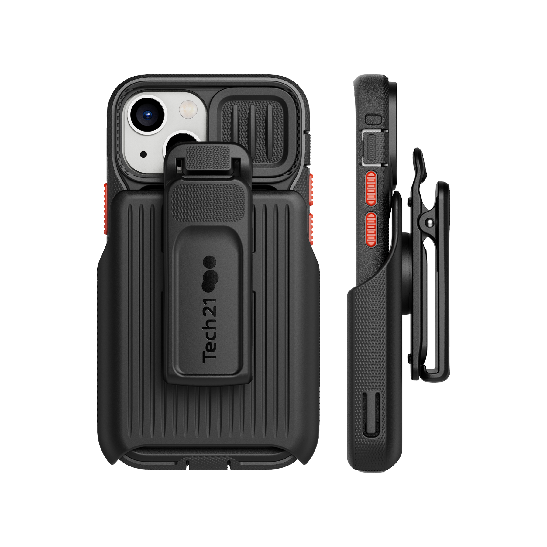 Evo Max - Apple iPhone 13 Case with Holster - Off Black