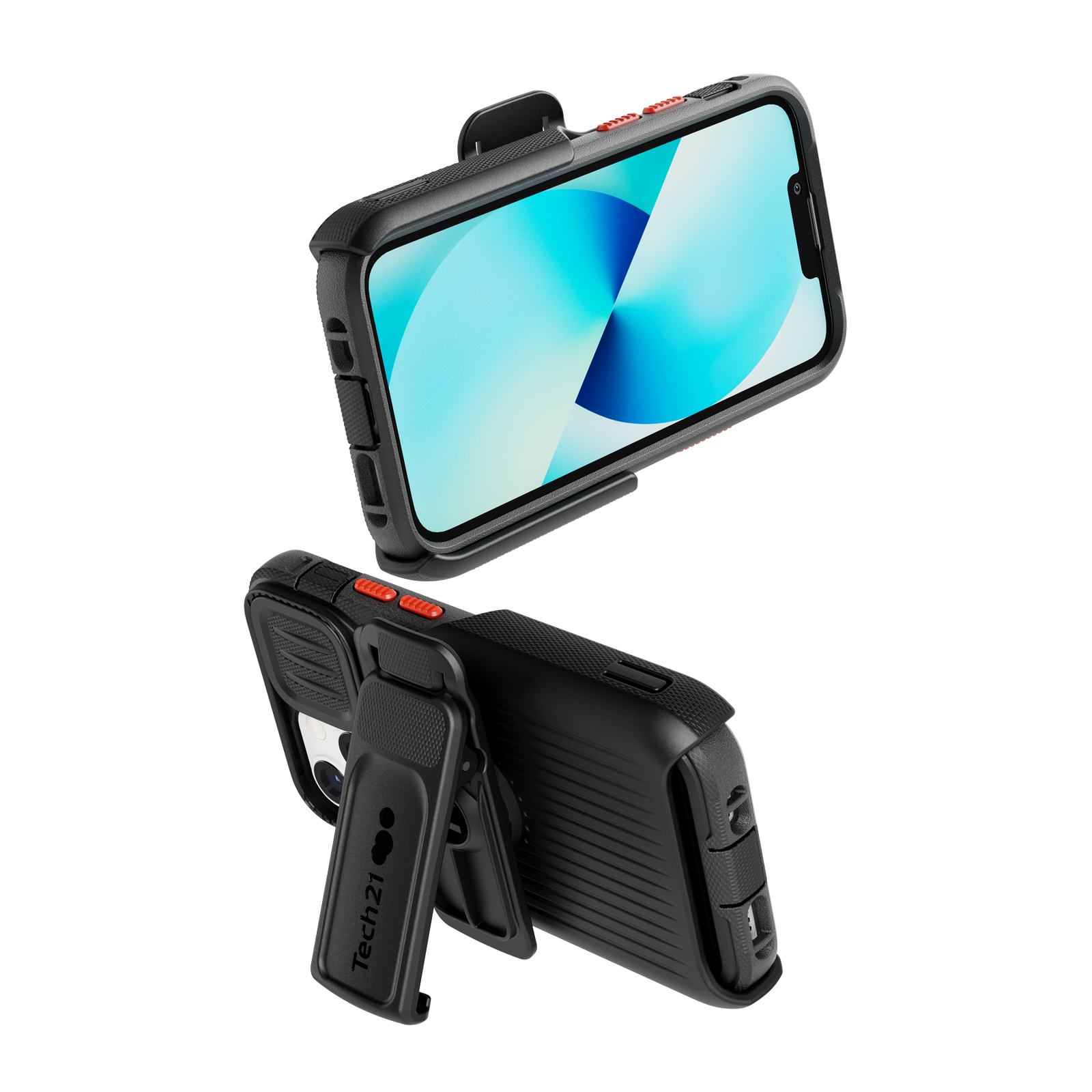 Evo Max - Apple iPhone 13 Case with Holster - Off Black