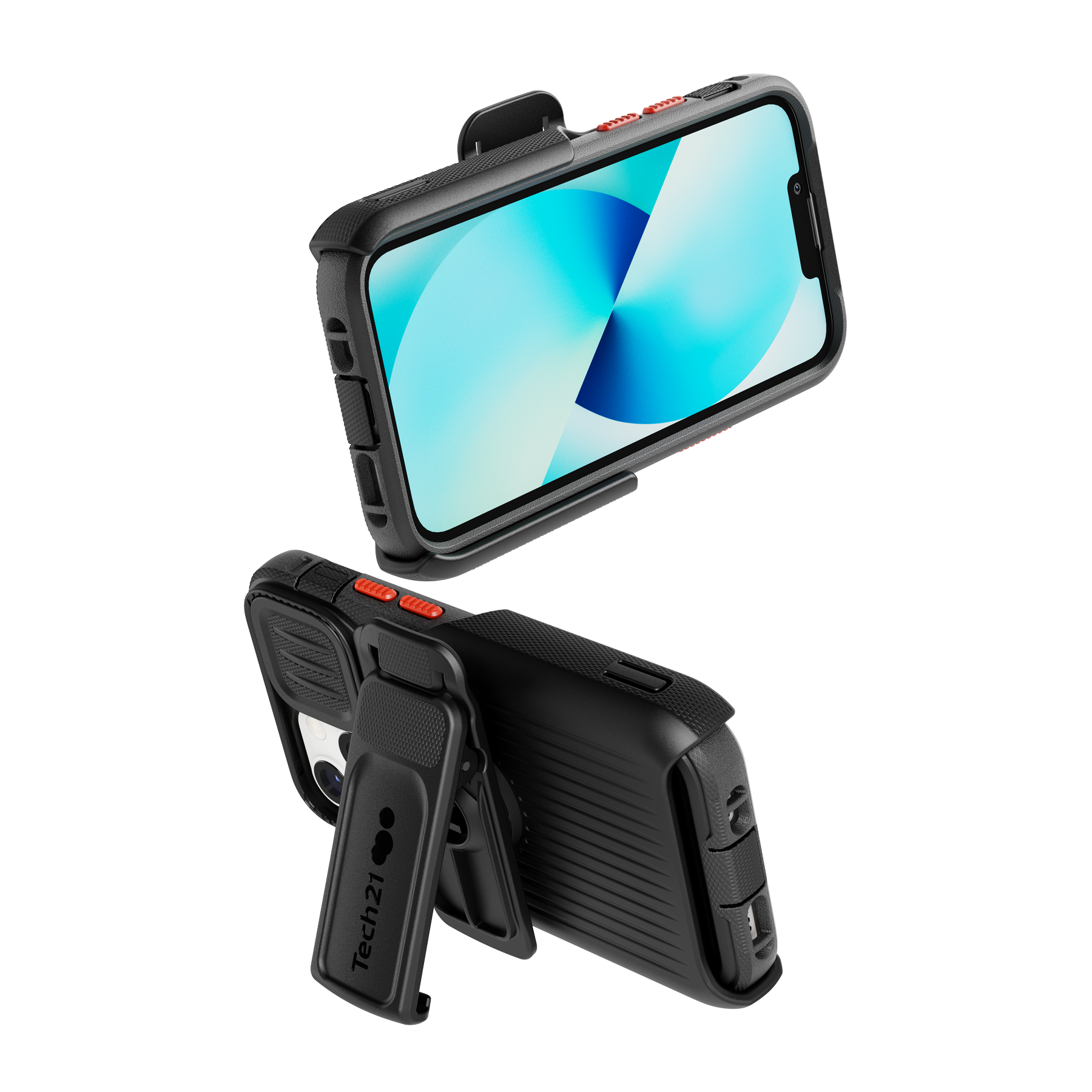 Evo Max - Apple iPhone 13 Case with Holster - Off Black