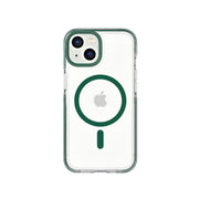 Evo Crystal - Apple iPhone 14 Case MagSafe® Compatible - Moss Green